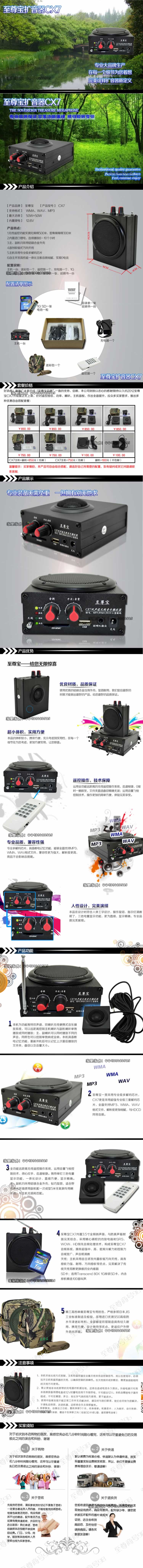 雙聲道無線音樂播放器擴音器音響設備詳情