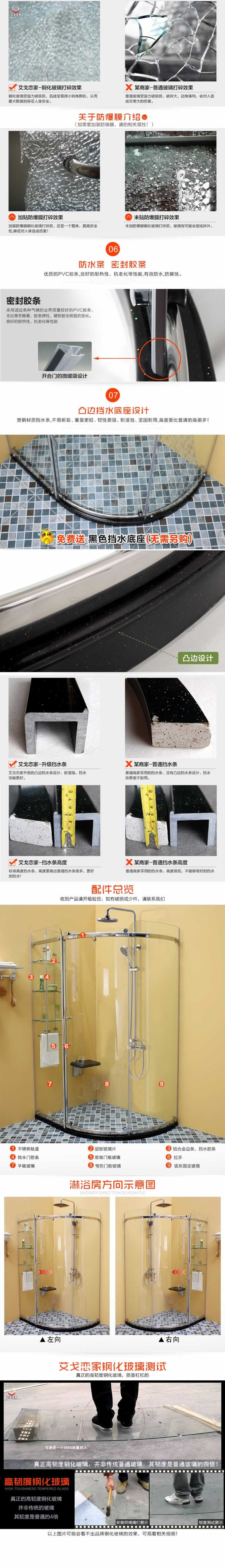 衛浴淋浴房詳情
